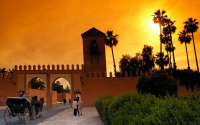 Jemaa el-Fnaa Square in Marrakech, Morocco
